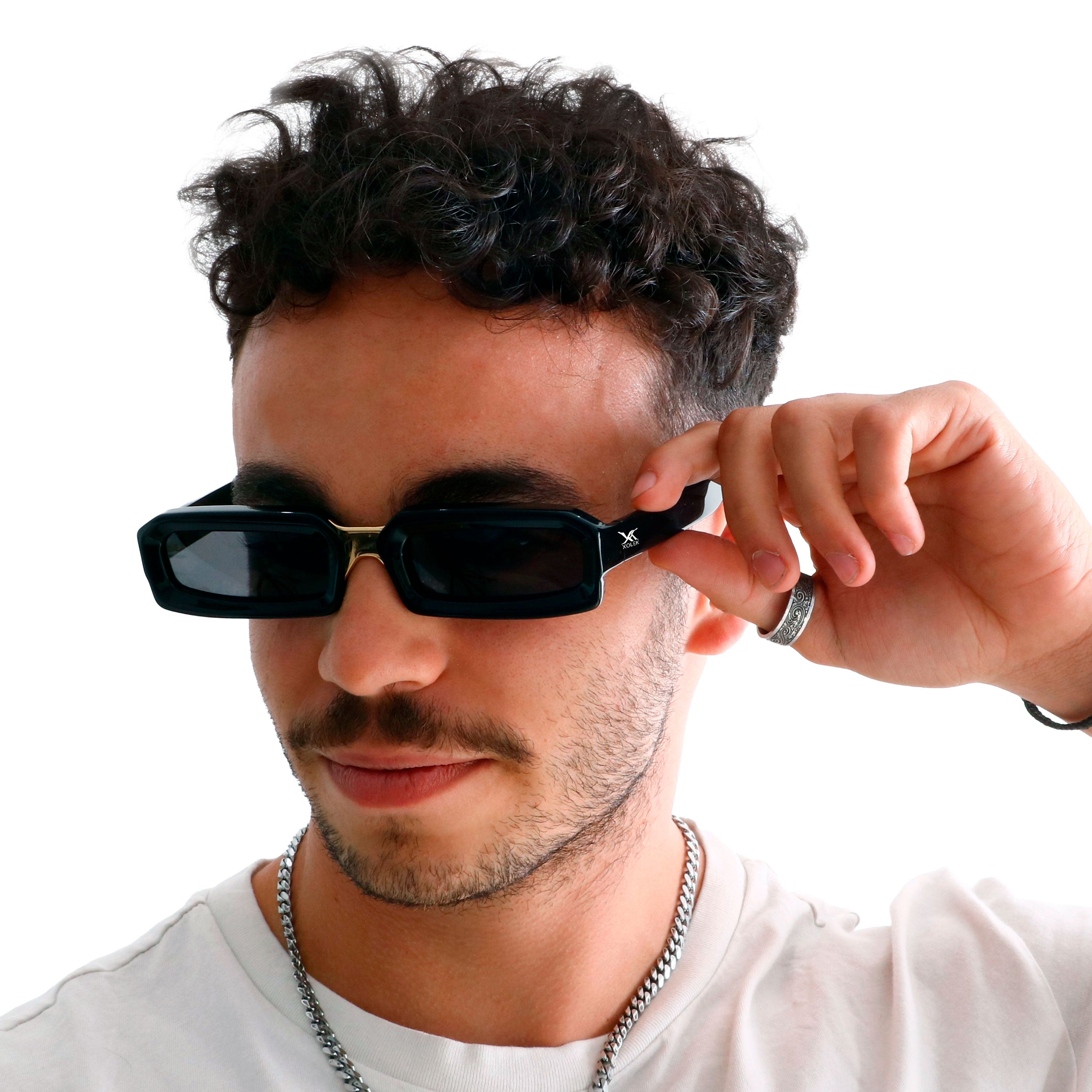 Xolek lentes de sol 105 Gafas Moda Metalico Retro Uv Polarizado