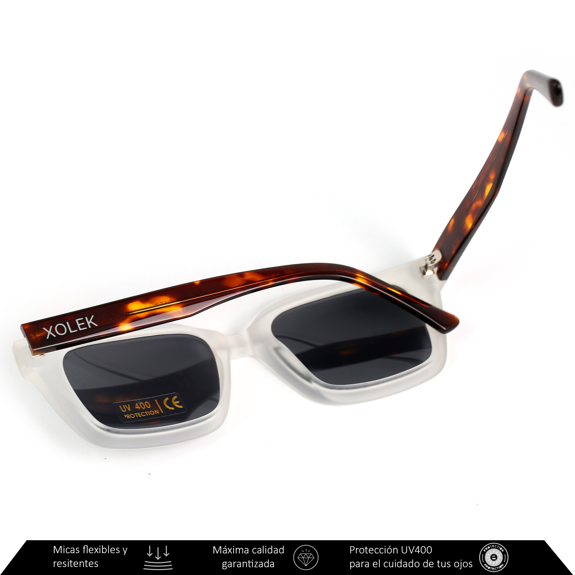 Xolek lentes de sol 122 Gafas Tr90 Cuadrados Rb Uv Polarizados