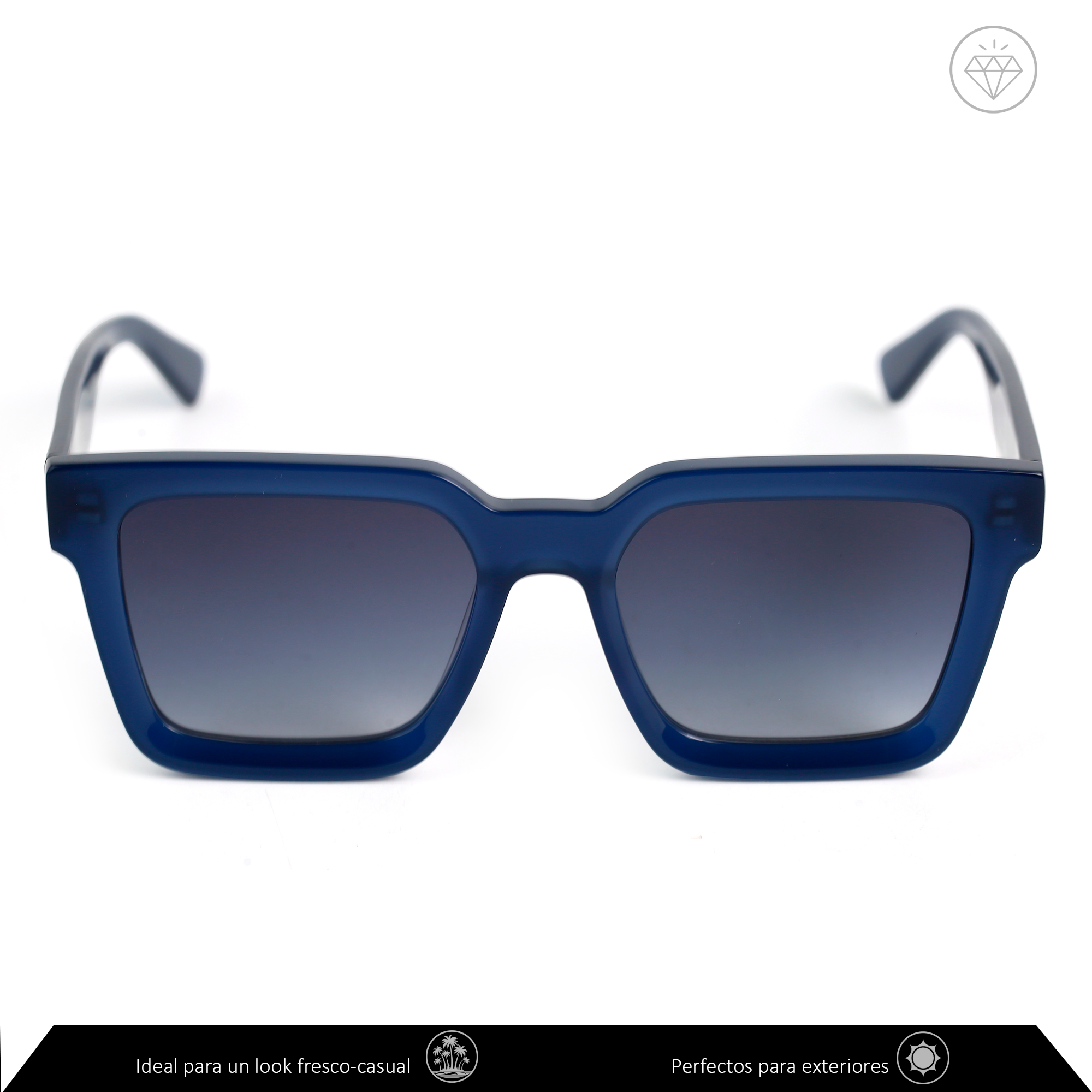 Xolek lentes de sol 108 Gafas Acetato Cr39 Rb UV total