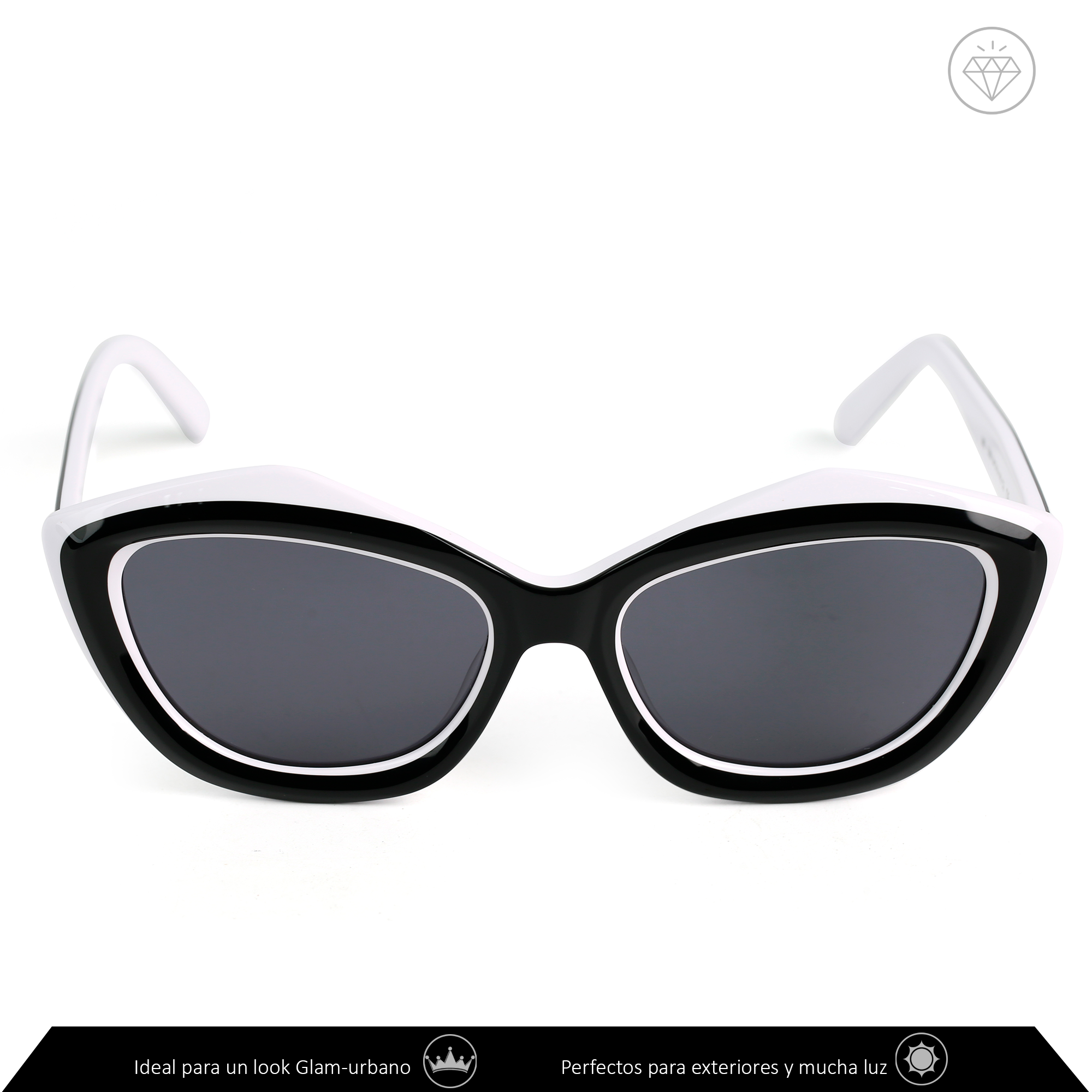 Lentes De Sol 110 Moda Acetato Retro Uv Polarizado