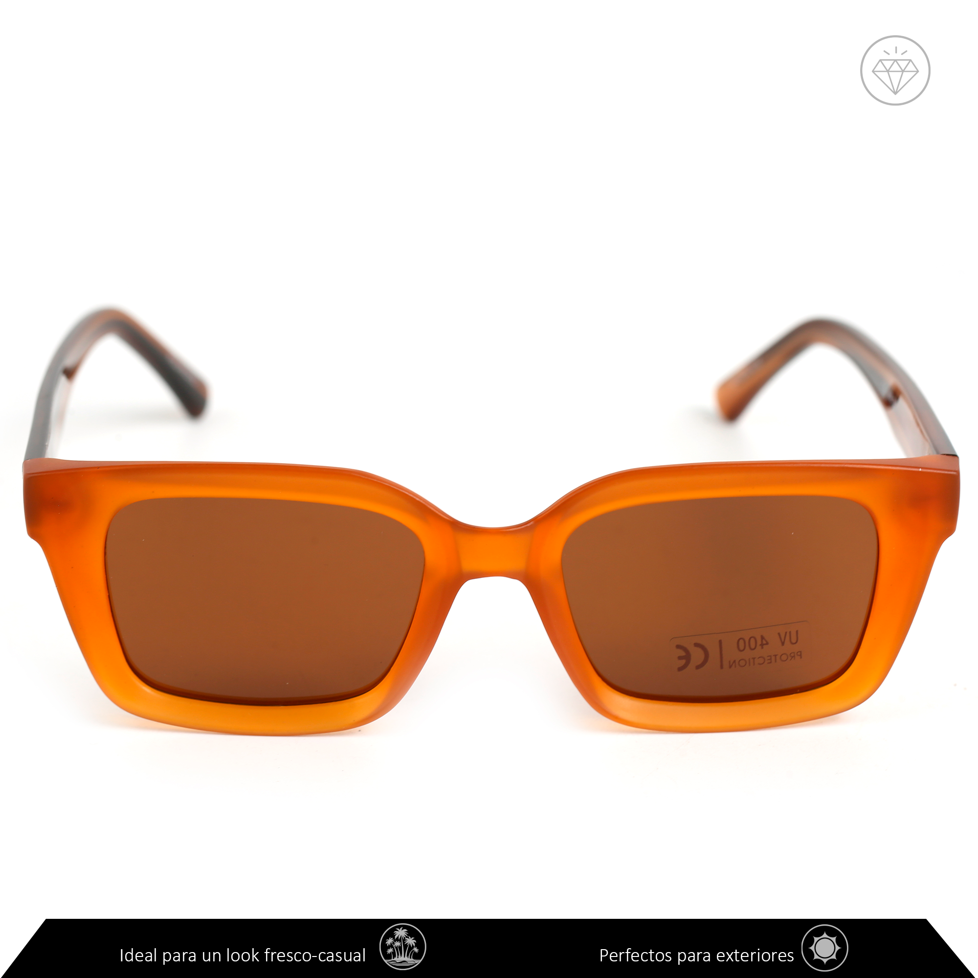 Xolek lentes de sol 122 Gafas Tr90 Cuadrados Rb Uv Polarizados