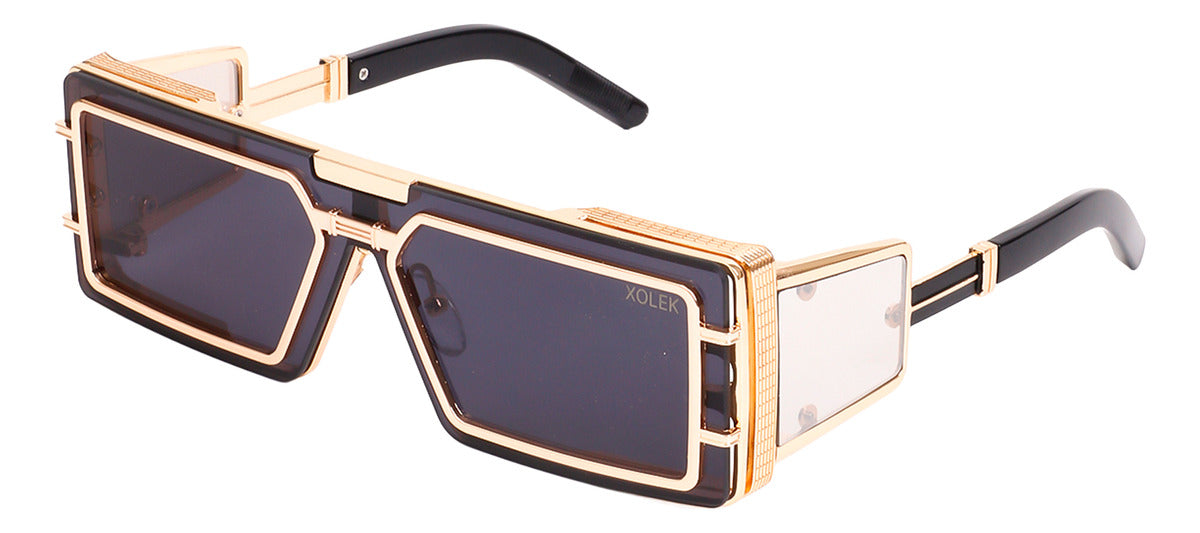 Xolek lentes de sol 134 Gafas Moda Metalico Uv hombre