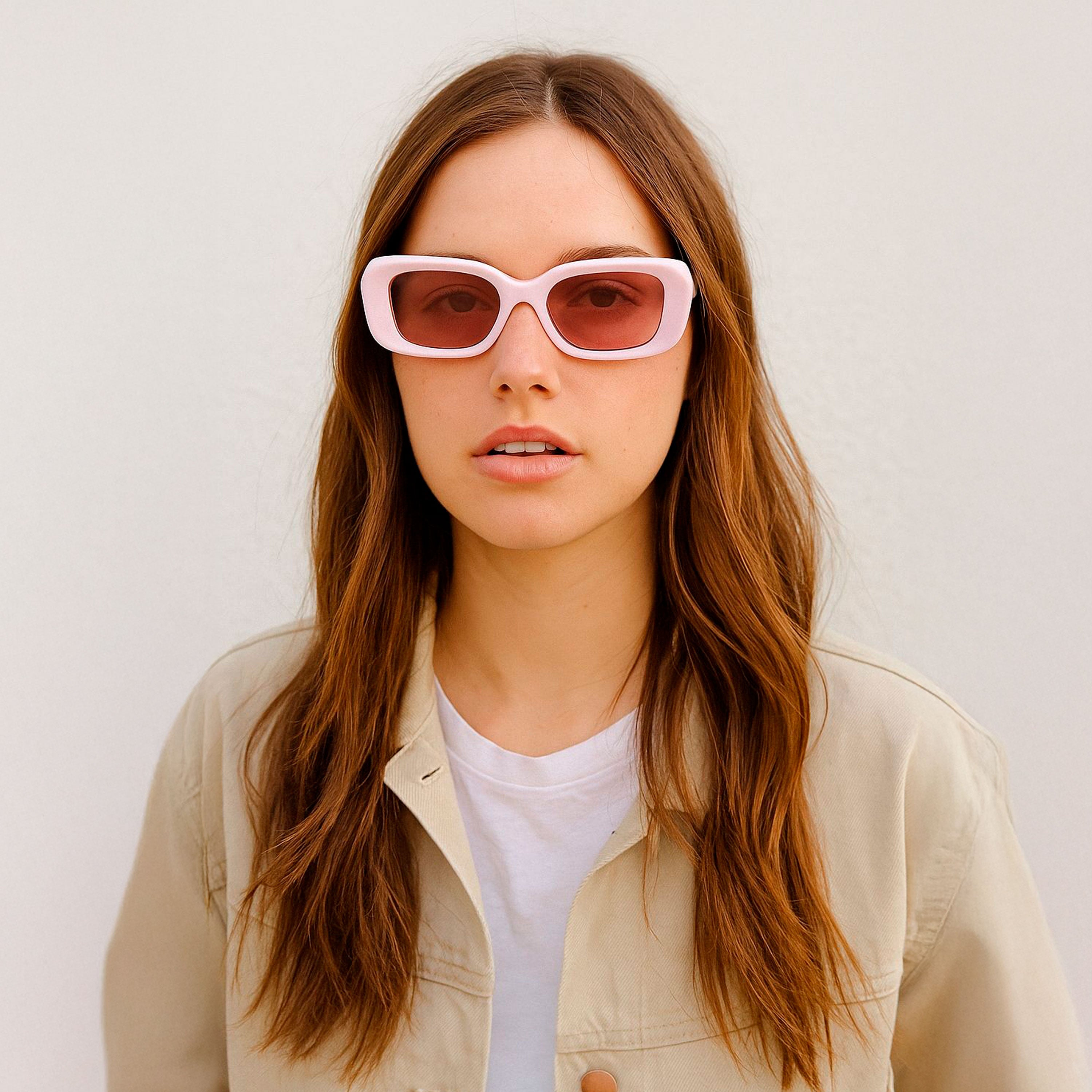 Xolek lentes de sol 152 Gafas Moda Retro Rectangular Uv400