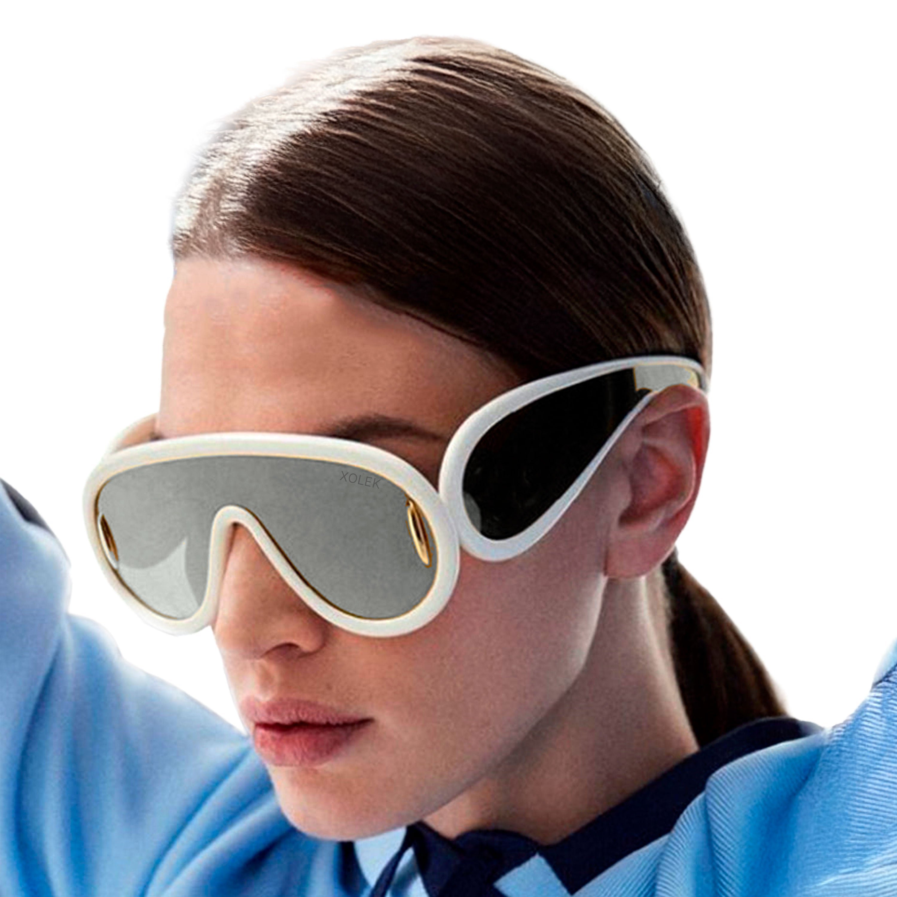 Xolek lentes de sol 154 Gafas Aviador Futurista Uv400 Glam