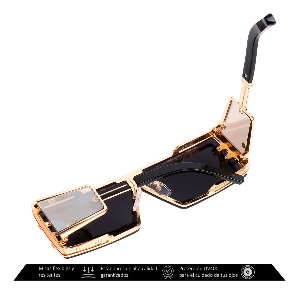 Xolek lentes de sol 134 Gafas Moda Metalico Uv hombre