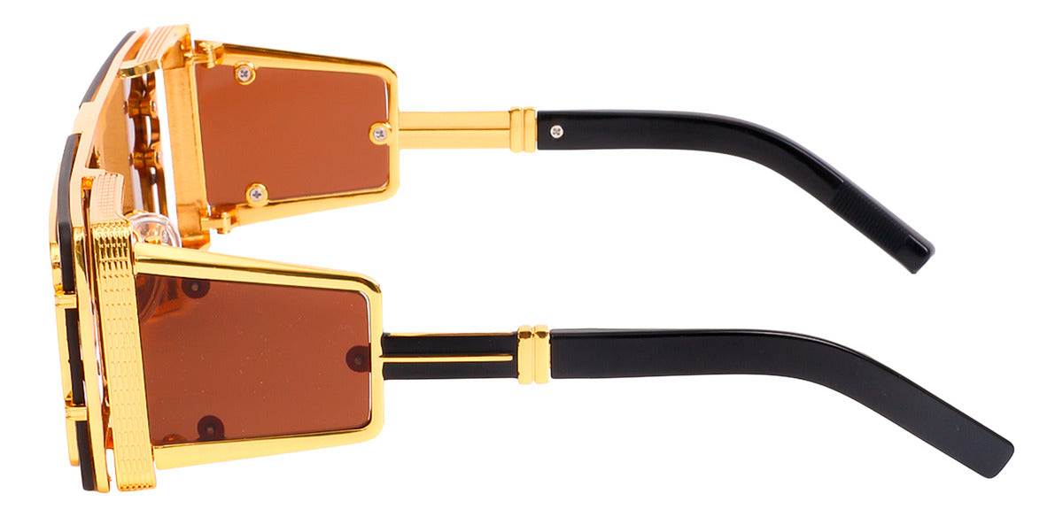 Xolek lentes de sol 134 Gafas Moda Metalico Uv hombre