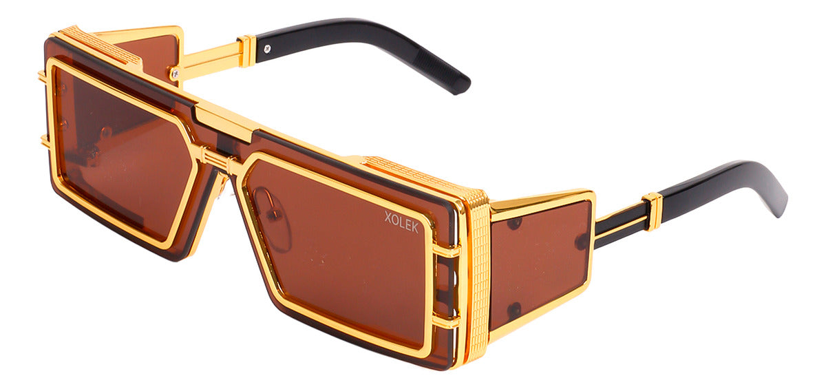 Xolek lentes de sol 134 Gafas Moda Metalico Uv hombre