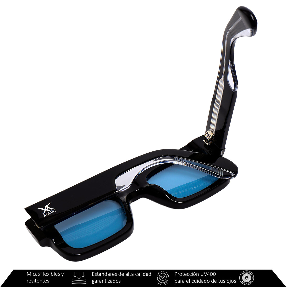 Xolek lentes de sol 101 Gafas Acetato hombre Uv Polarizado
