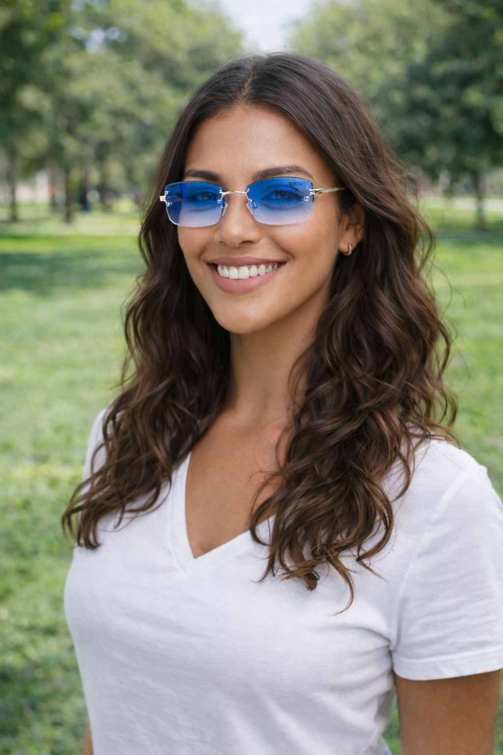 Lentes De Sol Xolek 171 Sin Marco Gradiente Uv