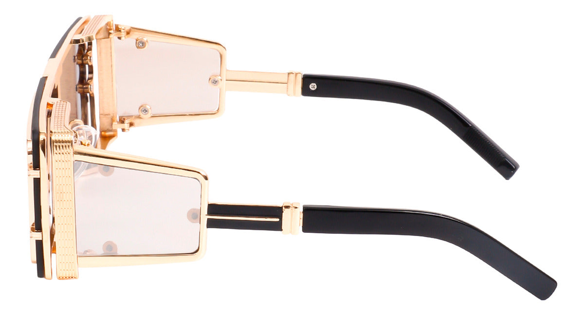 Xolek lentes de sol 134 Gafas Moda Metalico Uv hombre