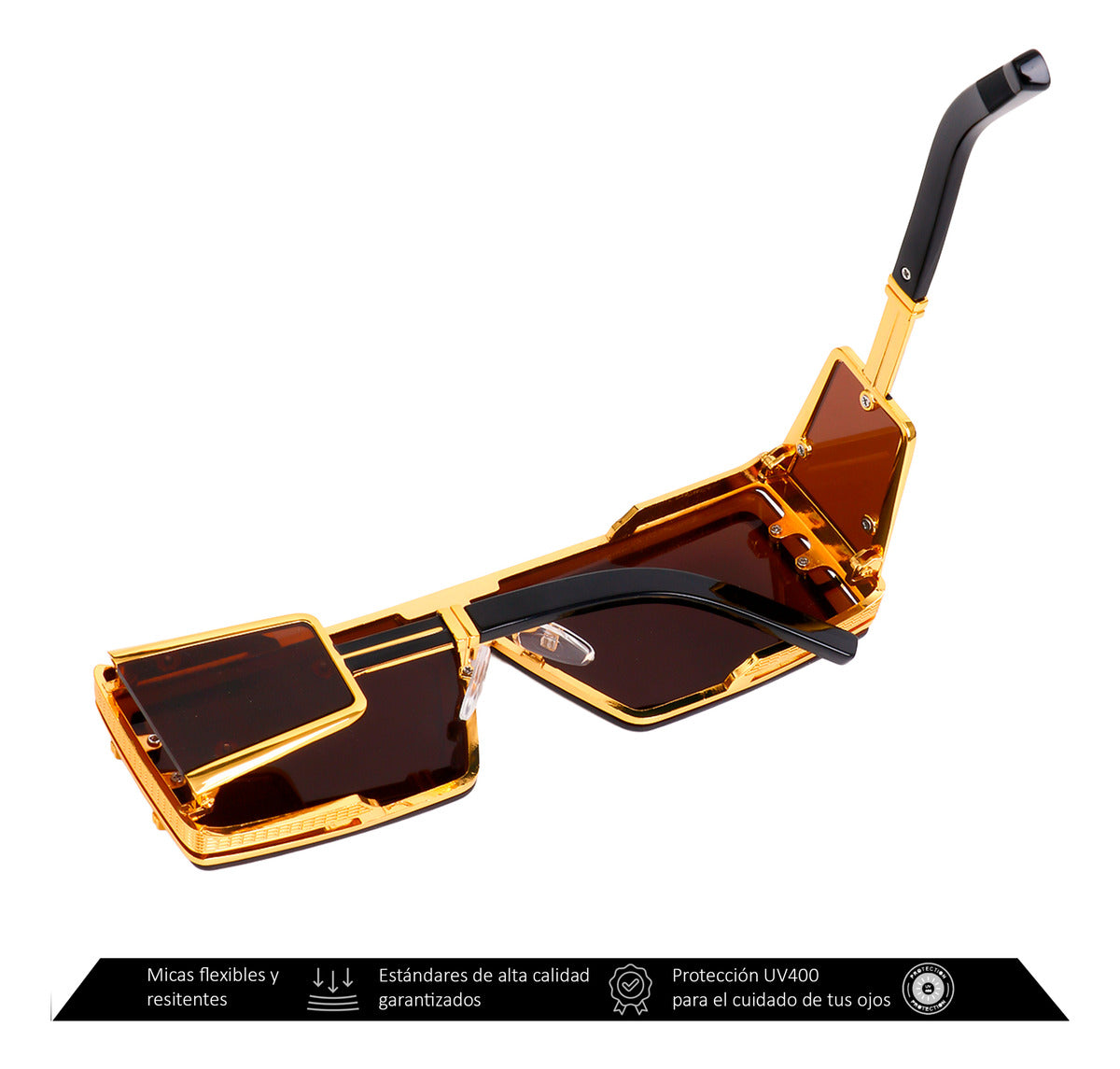 Xolek lentes de sol 134 Gafas Moda Metalico Uv hombre