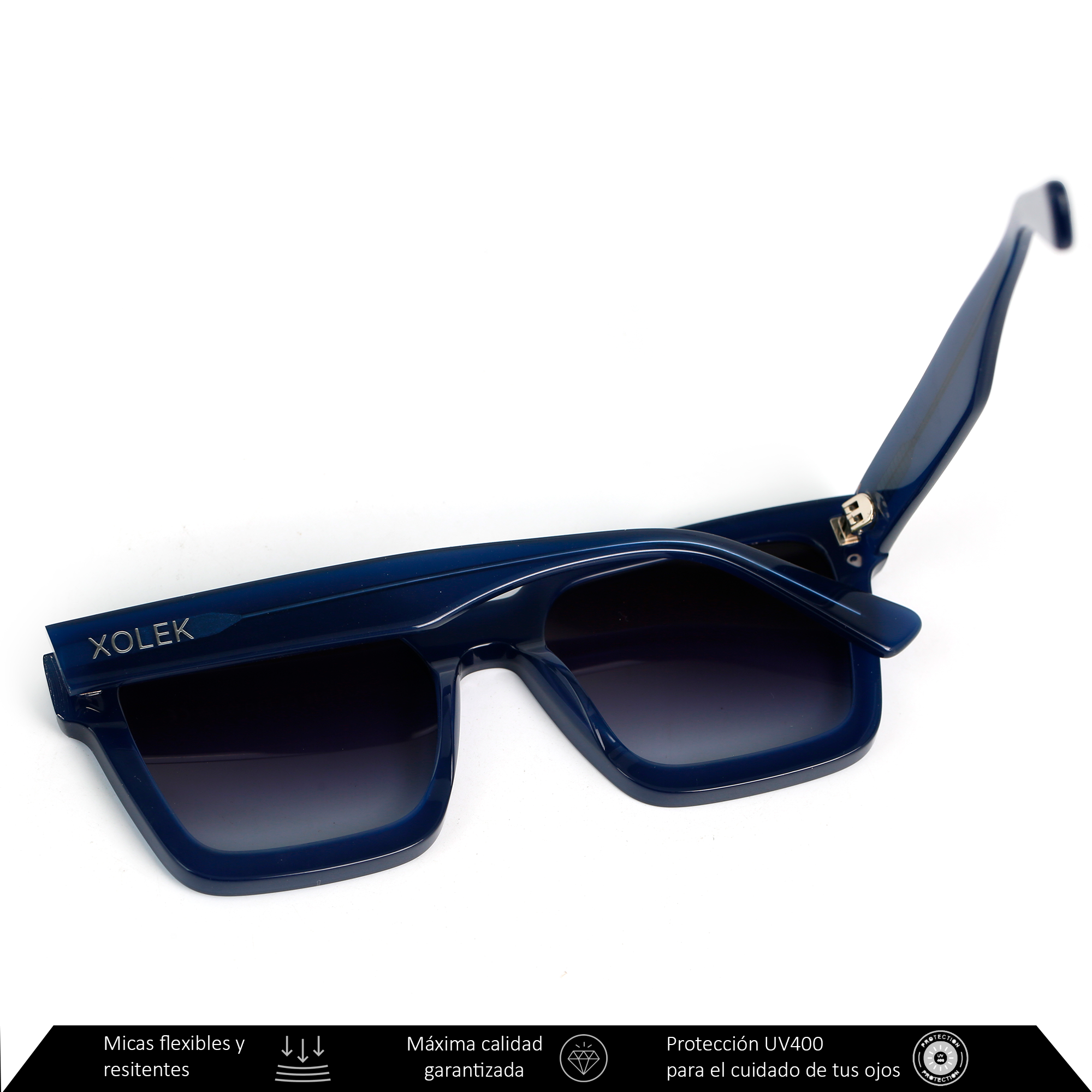 Xolek lentes de sol 108 Gafas Acetato Cr39 Rb UV total