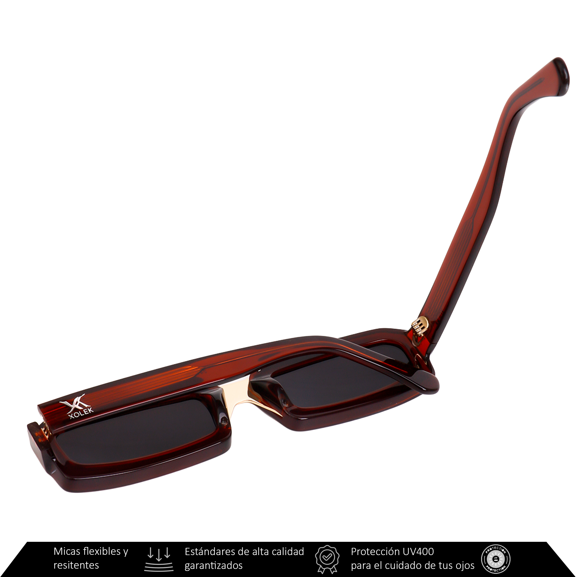 Lentes De Sol 105 Moda Metalico Retro Uv Polarizado