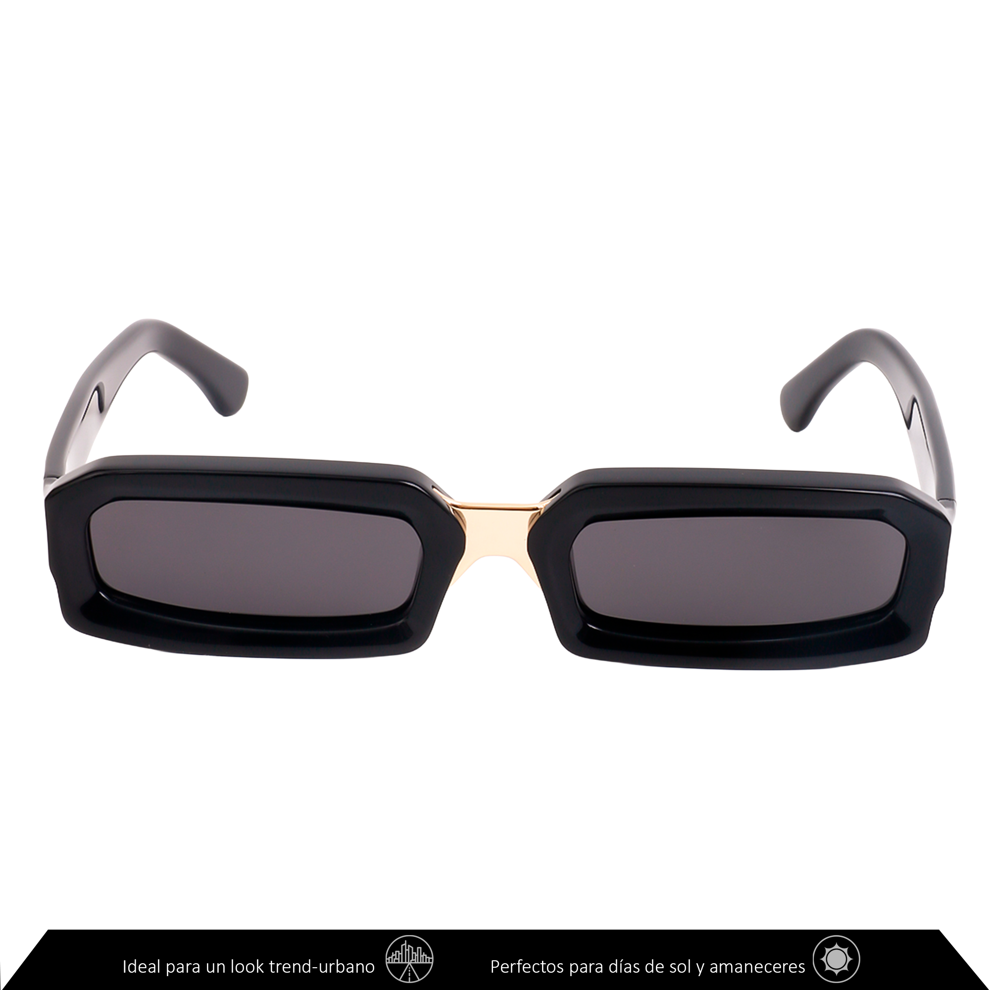 Lentes De Sol 105 Moda Metalico Retro Uv Polarizado