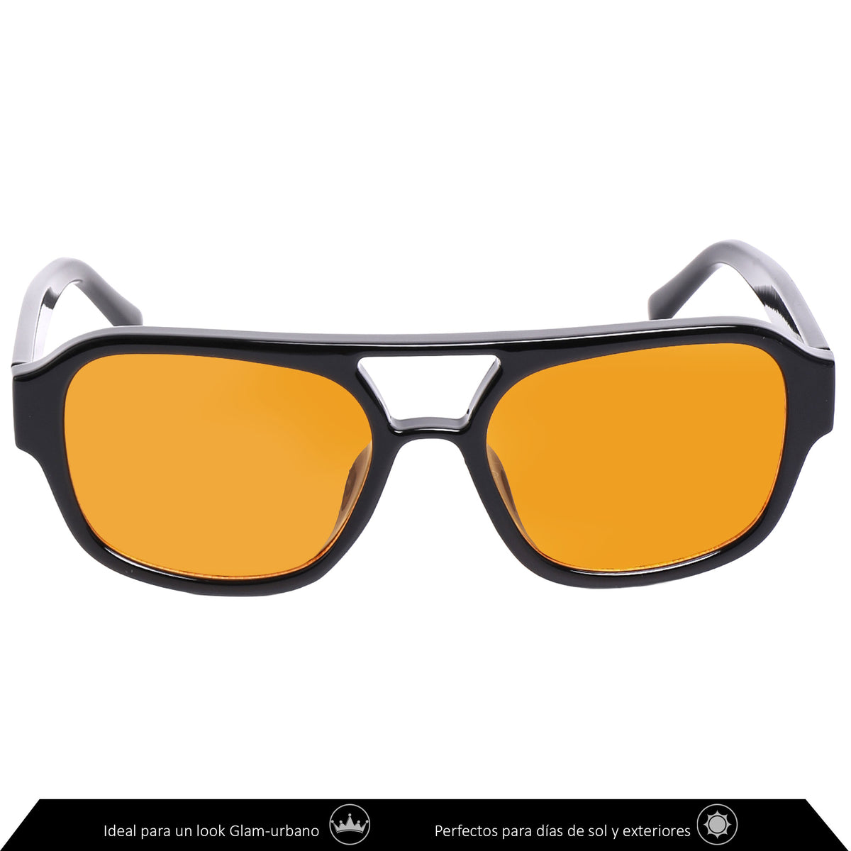 Lentes de sol Xolek 159 moda aviador unisex UV TAC