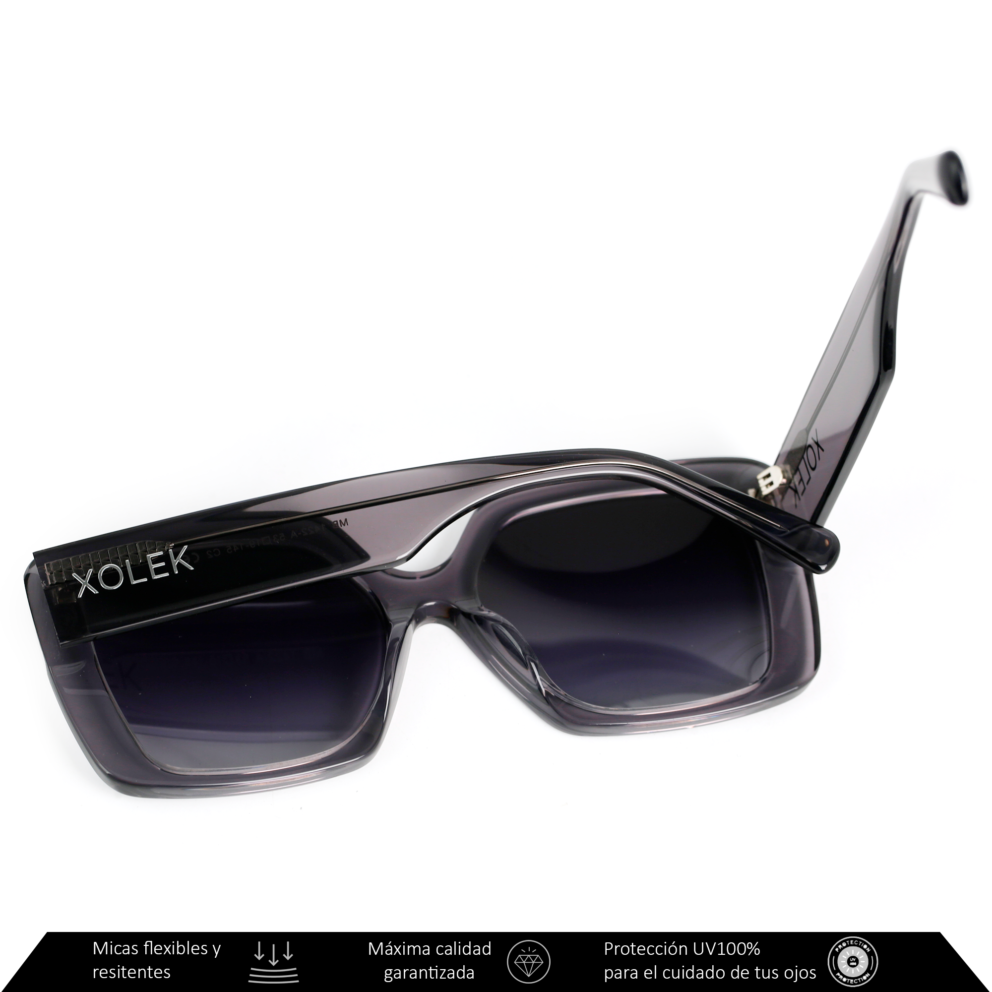 Xolek lentes de sol 111 Gafas Glam Acetato Retro Uv Polarizado
