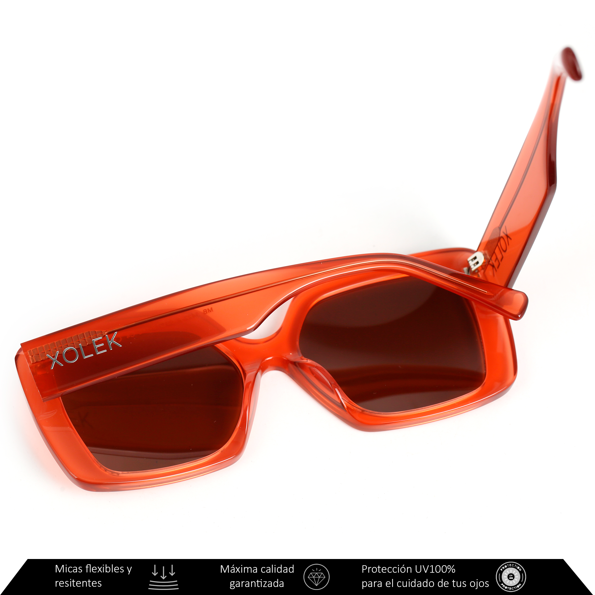 Xolek lentes de sol 111 Gafas Glam Acetato Retro Uv Polarizado