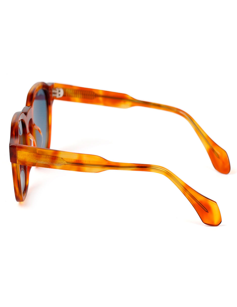 Xolek lentes de sol 107 Gafas Moda Acetato Hexagonal Polarizado