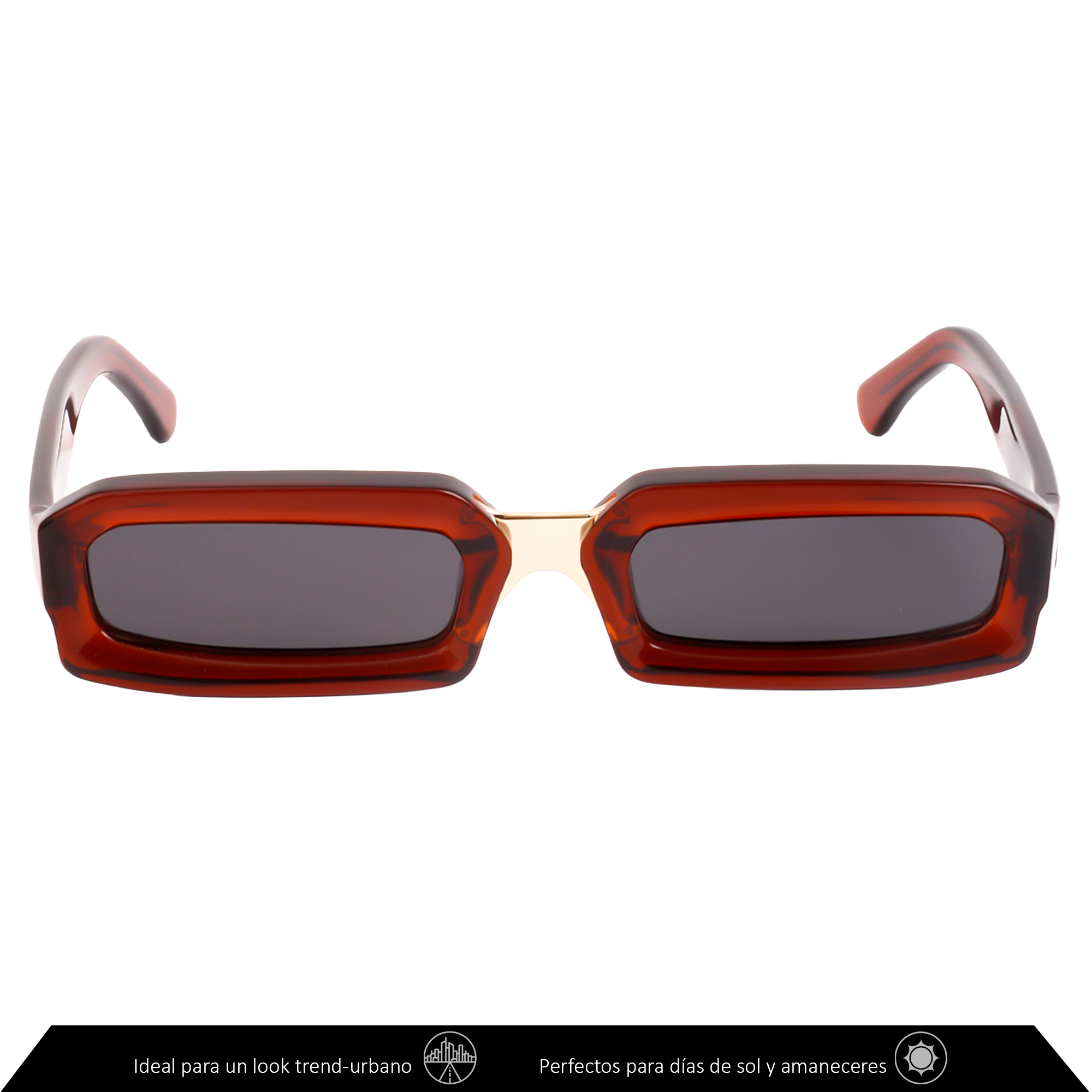 Lentes De Sol 105 Moda Metalico Retro Uv Polarizado