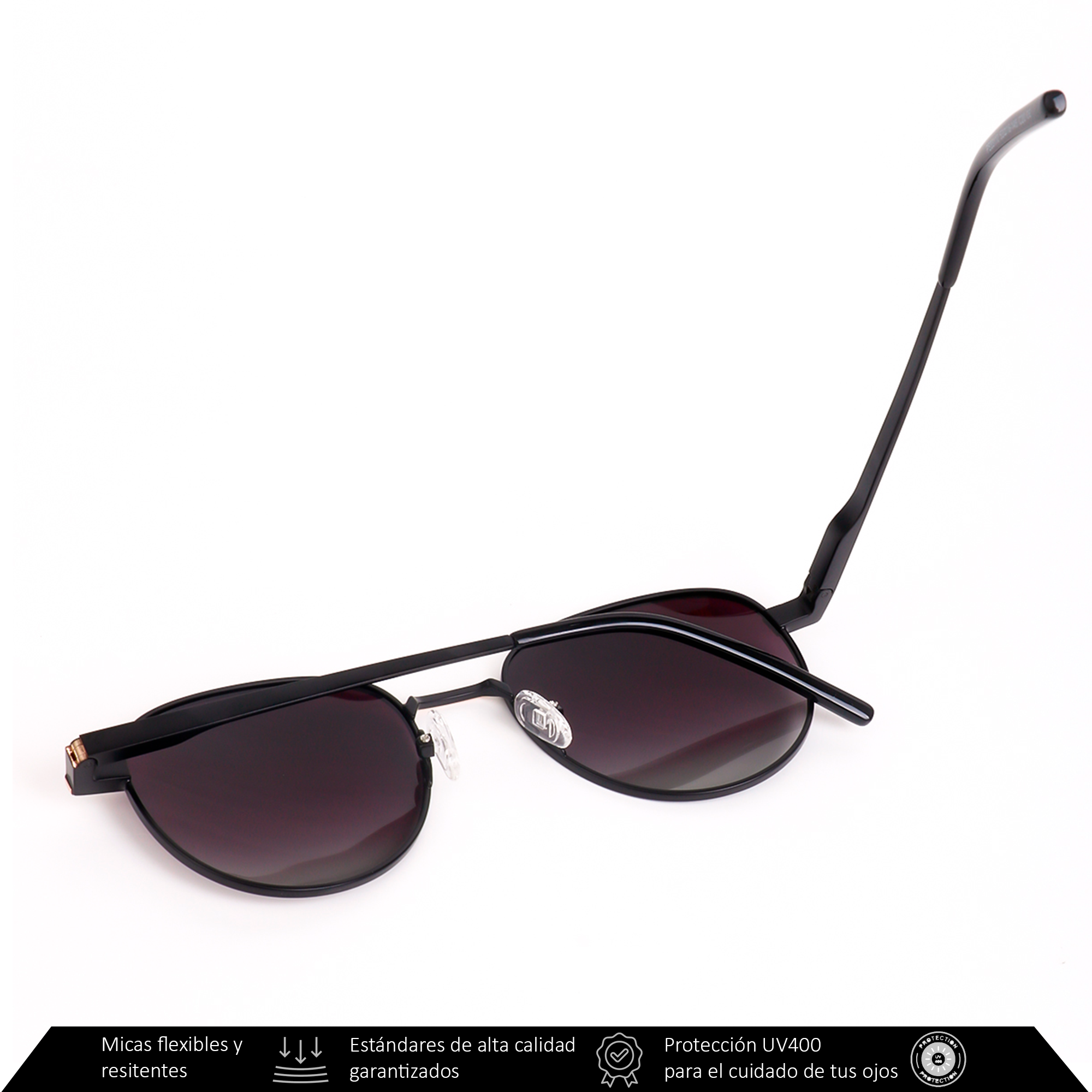 Xolek lentes de sol 135 Gafas Aviador Metalico Uv Polarizado