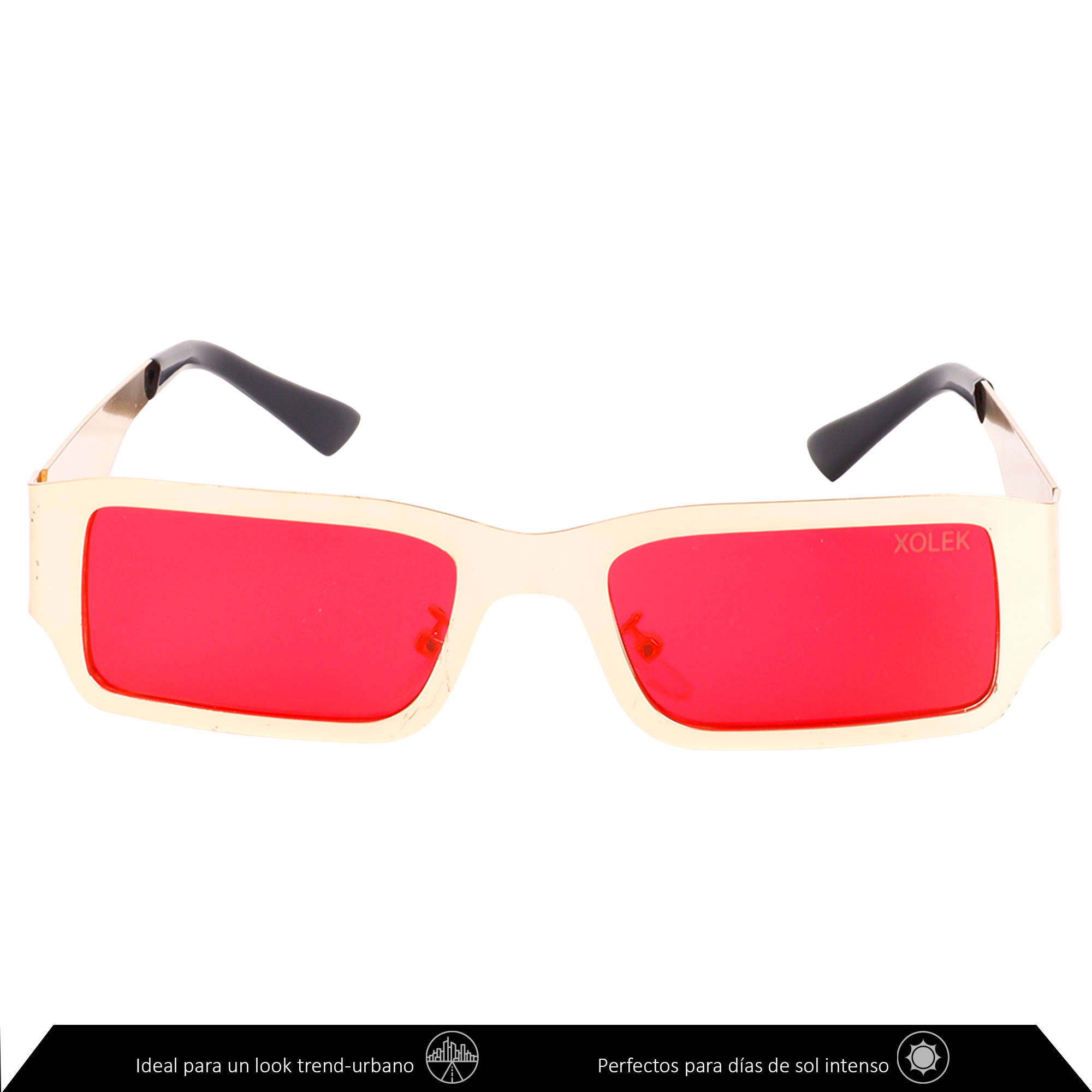 Xolek lentes de sol 131 Gafas Metalico Retro Moda Uv400