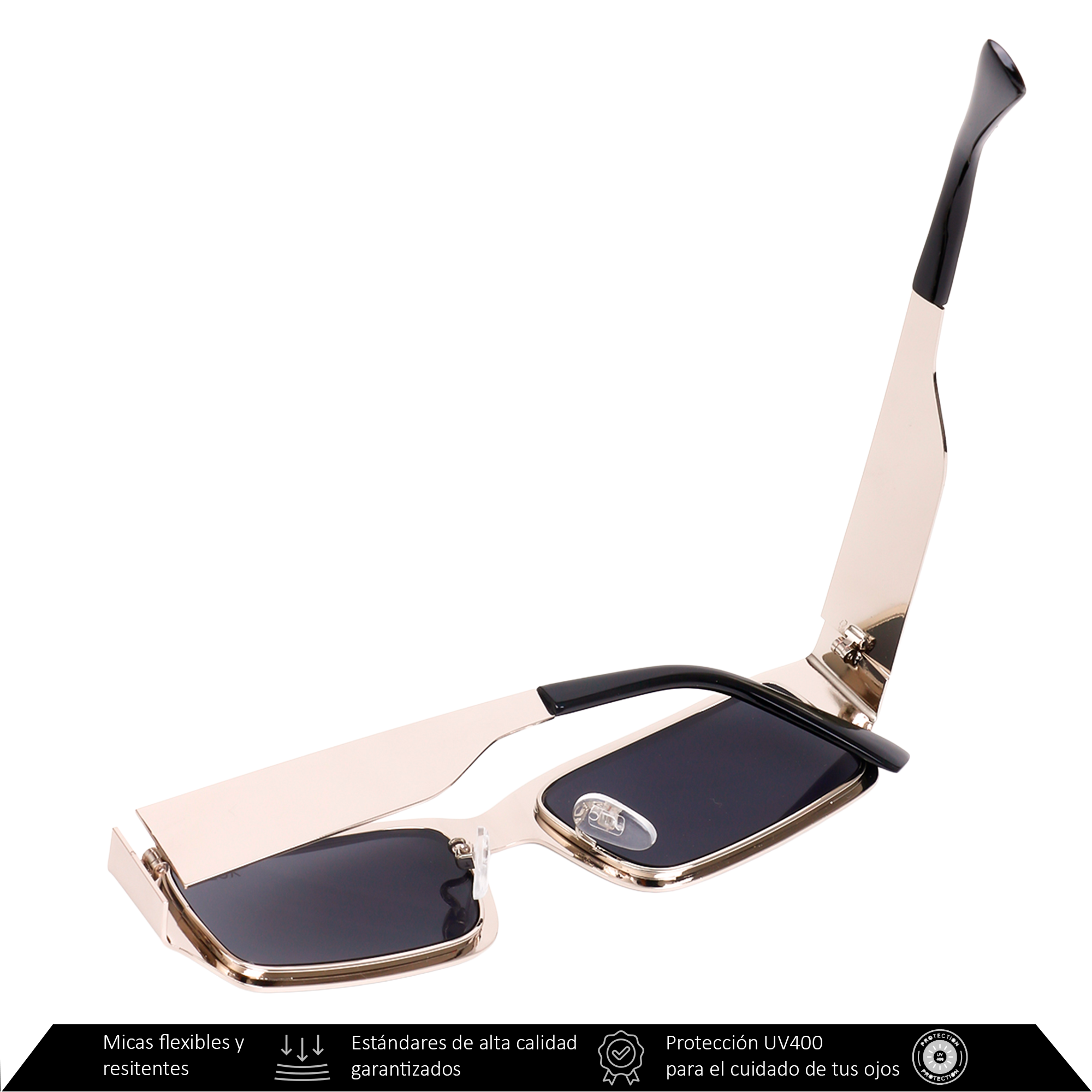 Xolek lentes de sol 131 Gafas Metalico Retro Moda Uv400