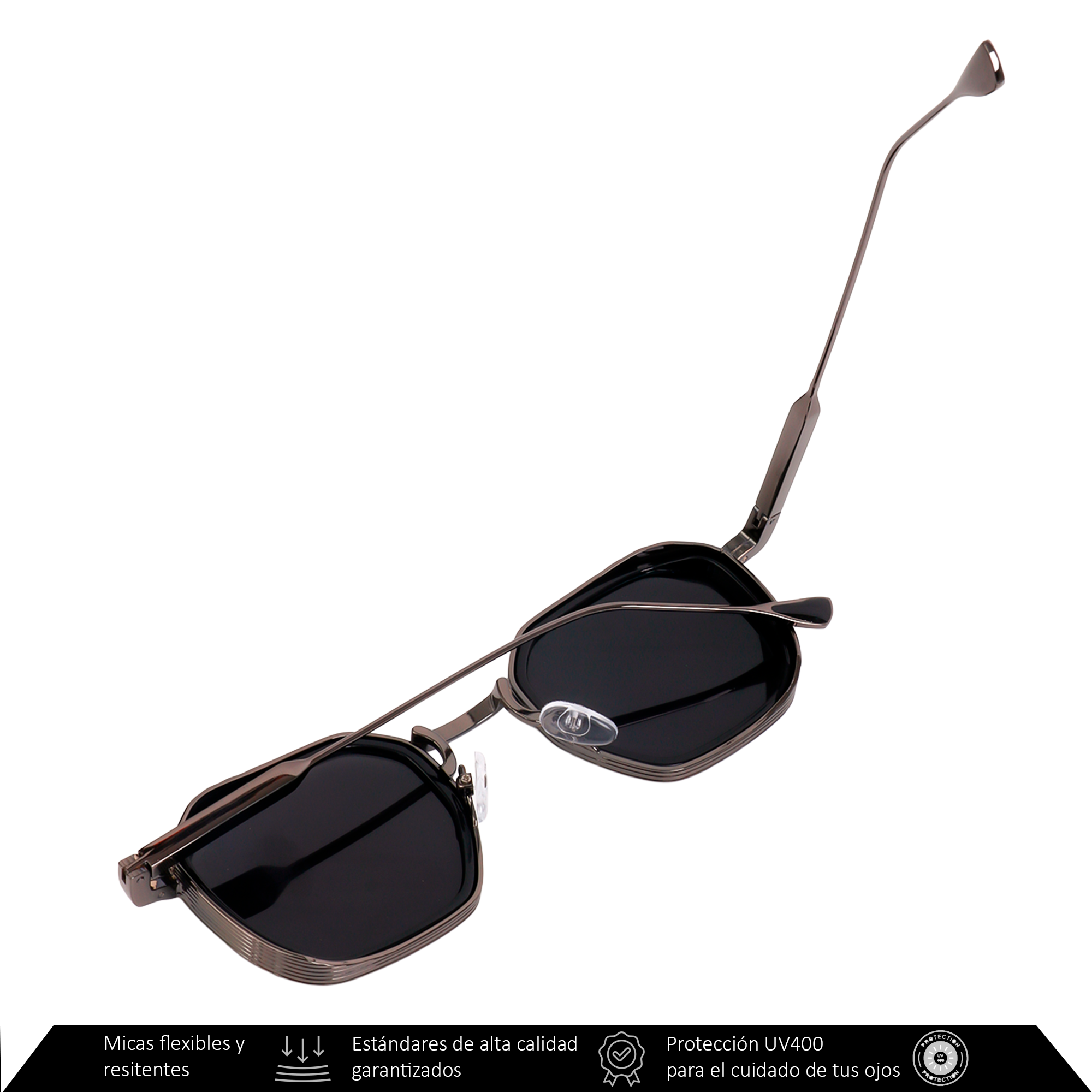 Xolek lentes de sol 145 Gafas Moda Geometrico Uv Polarizado