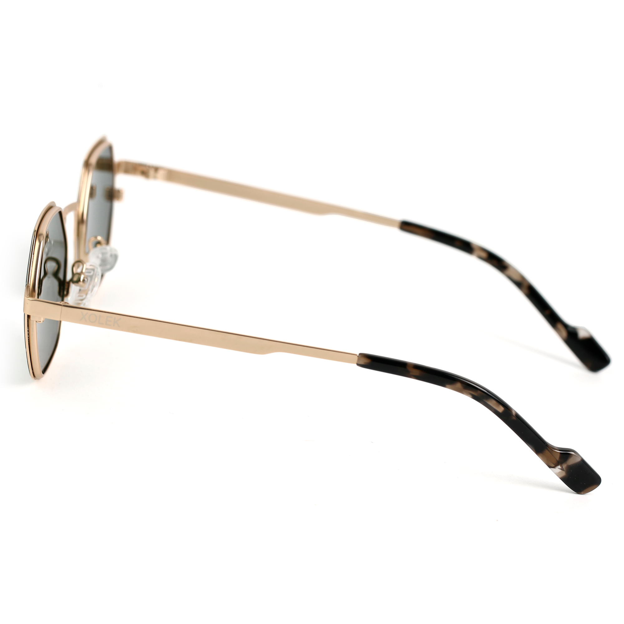 Xolek lentes de sol 144 Gafas Metalico Hexagonal Uv Polarizado