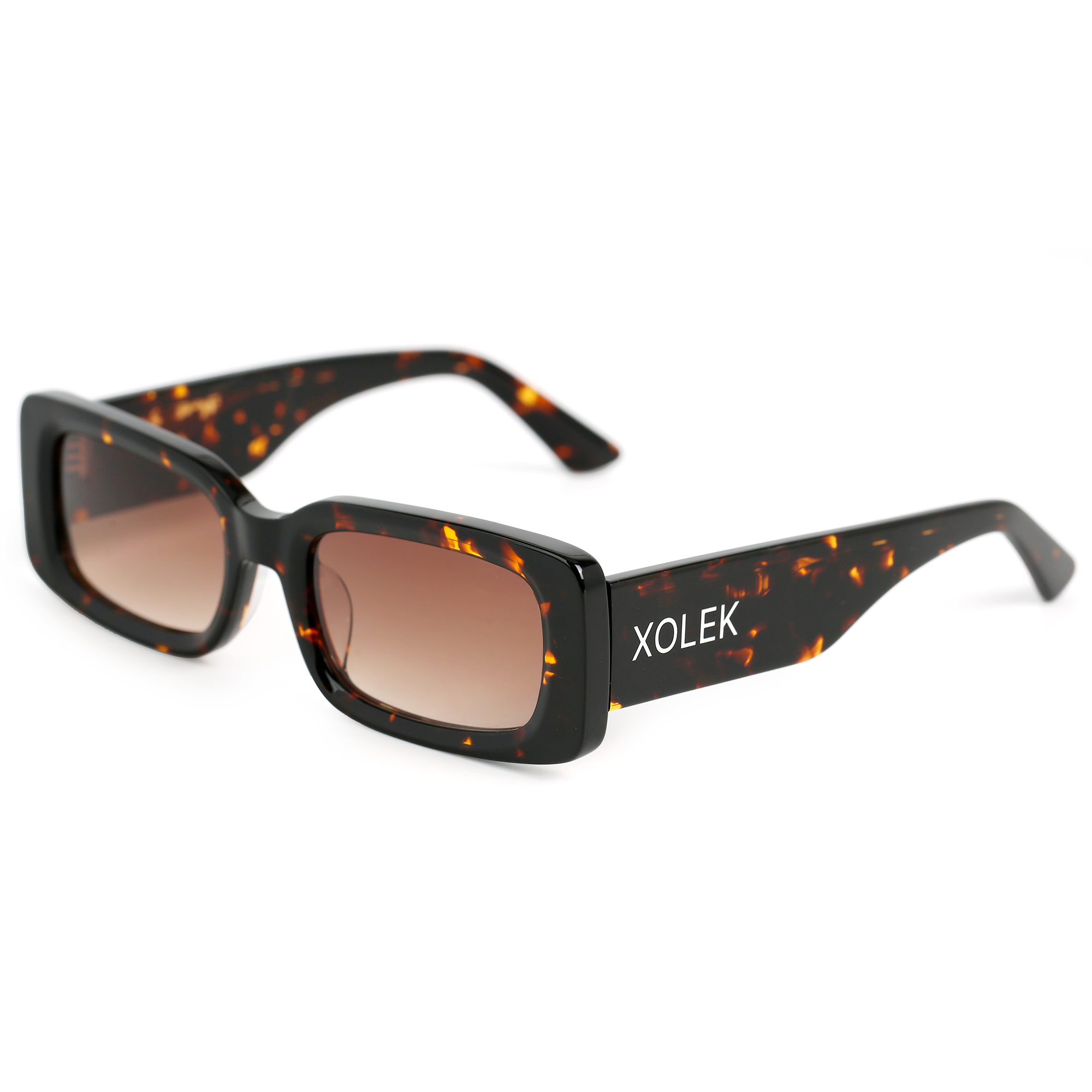 Xolek lentes de sol 109 Gafas Acetato Cr39 Rectangular