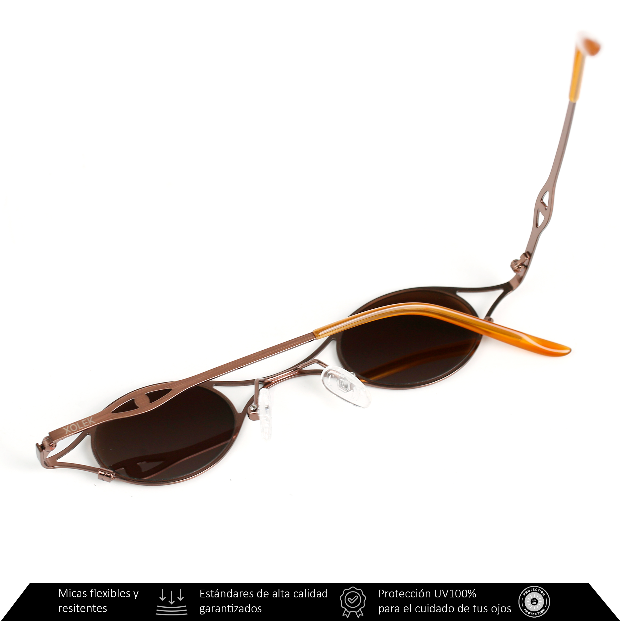 Xolek lentes de sol 143 Gafas Retro Metalico Vintage Uv Polarizado