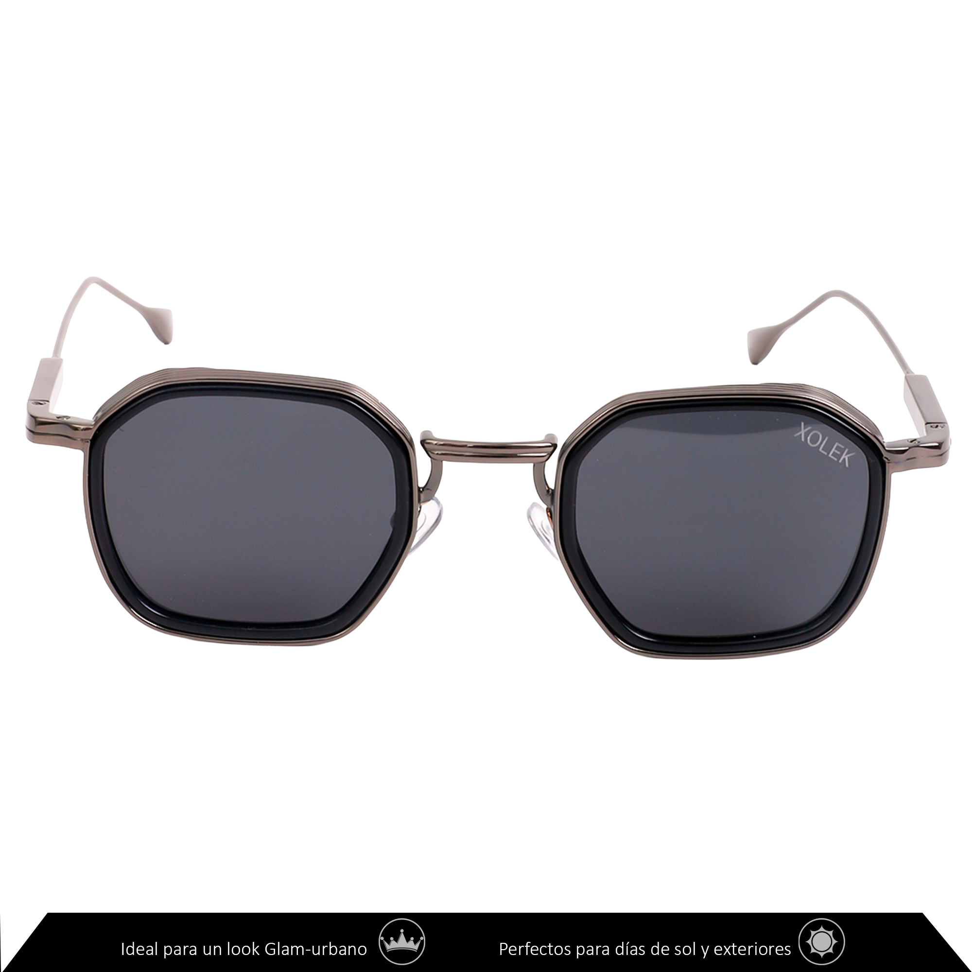 Xolek lentes de sol 145 Gafas Moda Geometrico Uv Polarizado