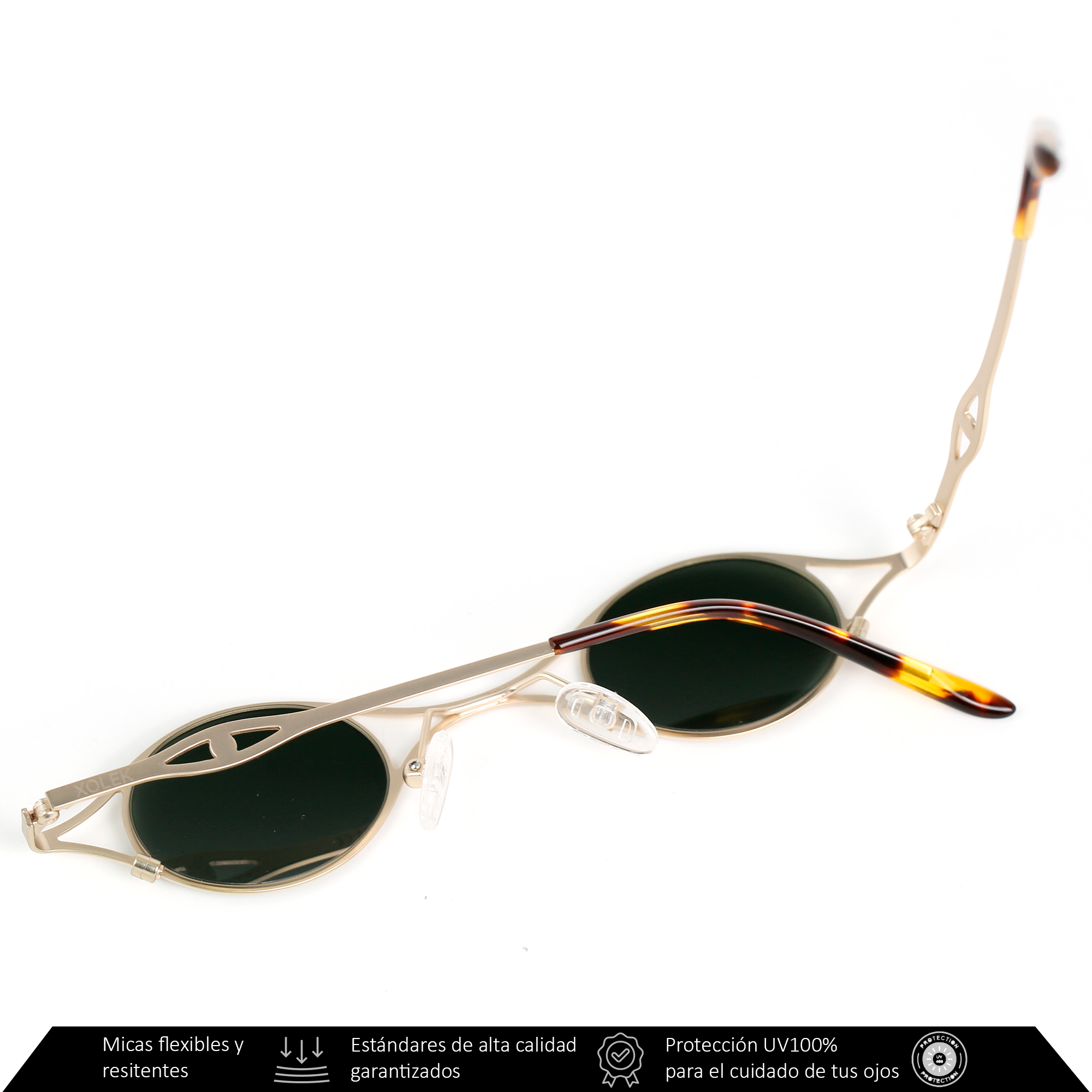 Xolek lentes de sol 143 Gafas Retro Metalico Vintage Uv Polarizado