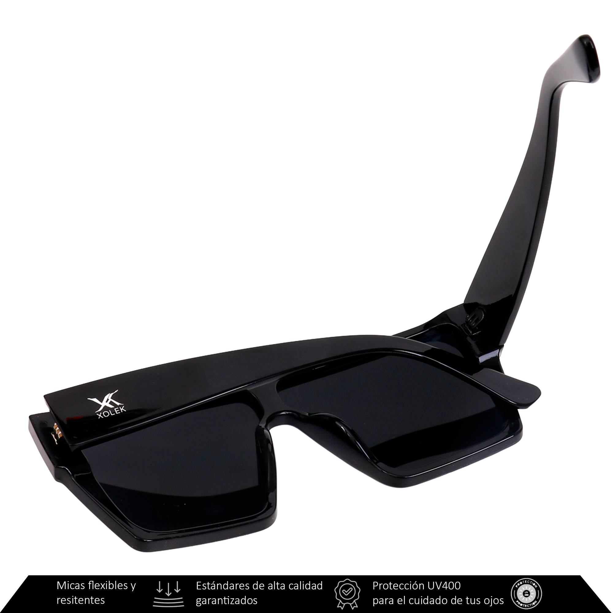 Xolek lentes de sol 156 Gafas Retro Cuadrado Uv400 Hombre