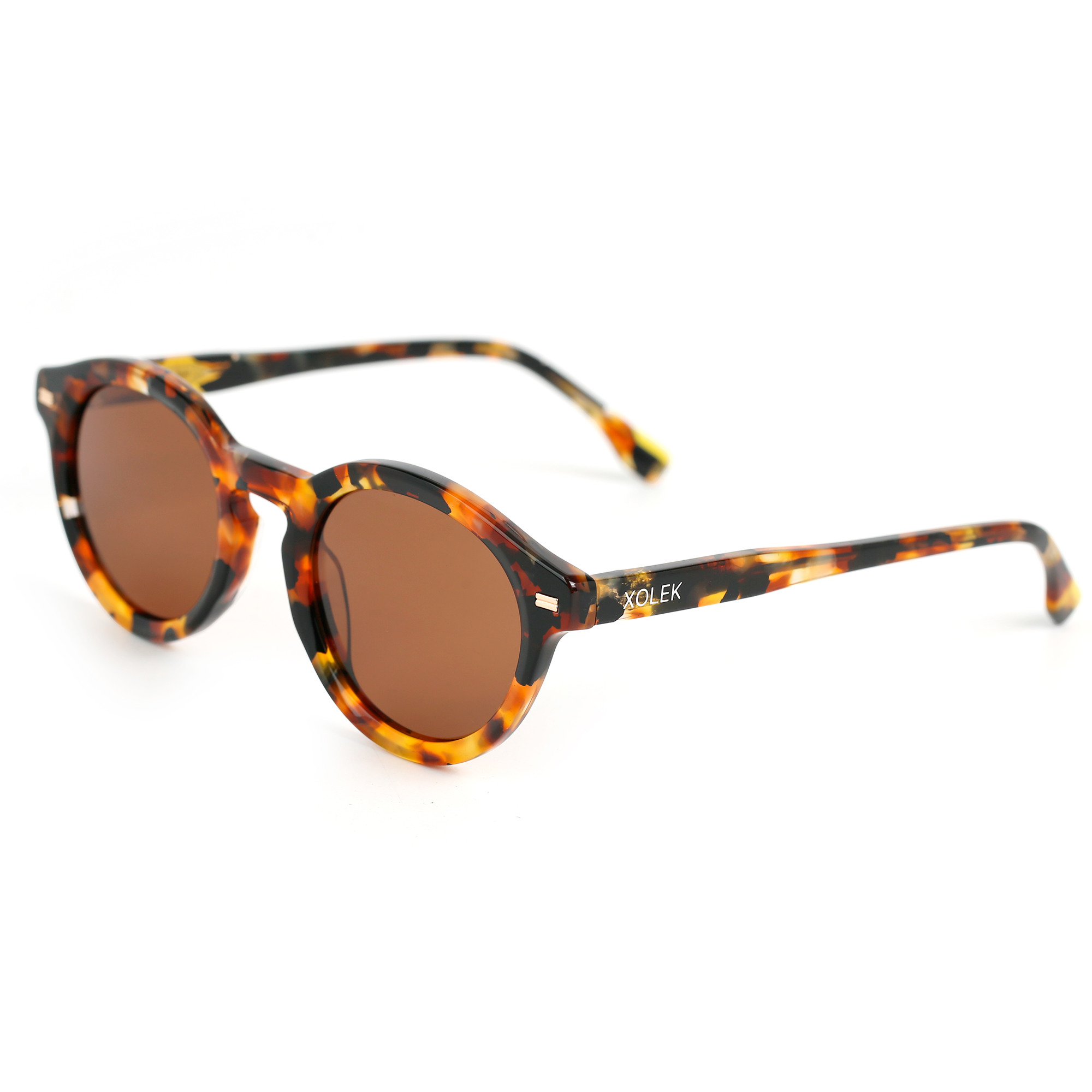 Xolek lentes de sol 113 Gafas Acetato Retro Animal Uv Polarizado