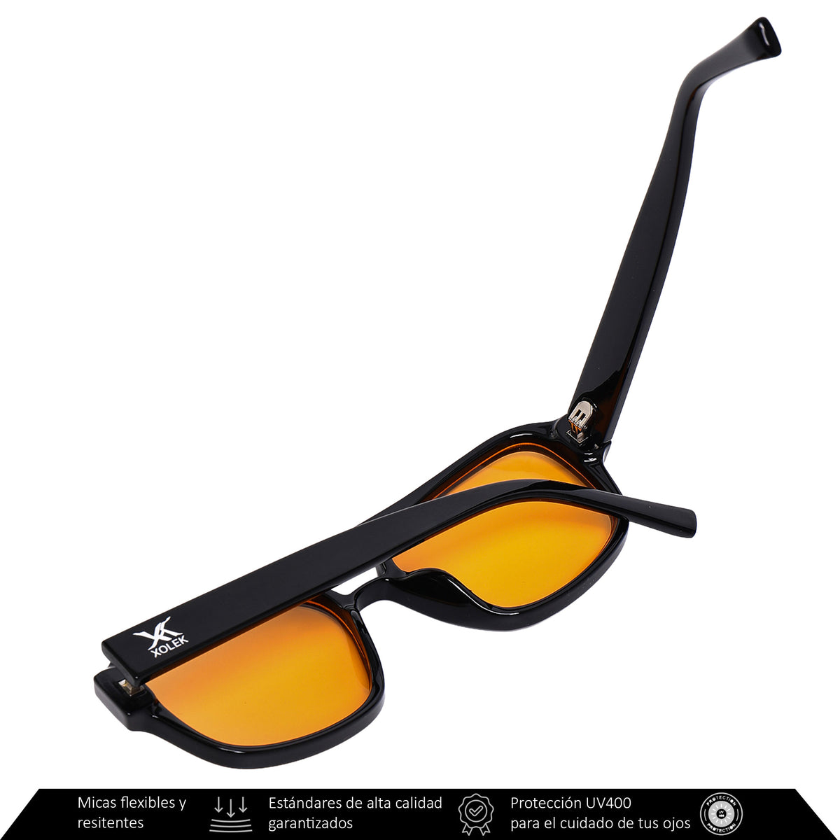 Lentes de sol Xolek 159 moda aviador unisex UV TAC